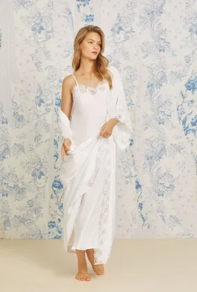 Santorini Satin Wrap Robe