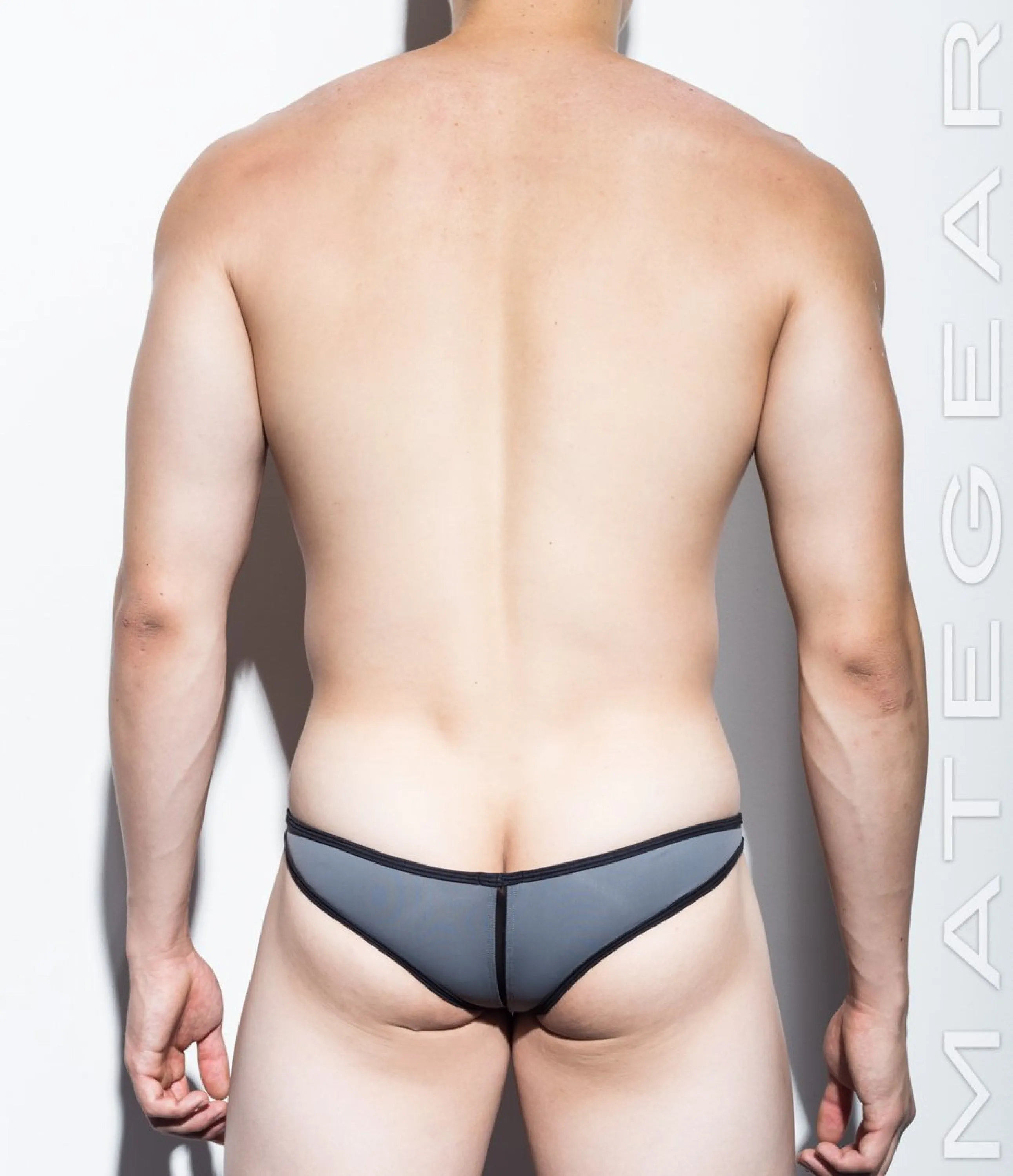 Sexy Men's Swimwear Sexy Men's Swimwear Ultra Swim Pouch Bikini - Min Hoon (Solid Front / Half-Back)