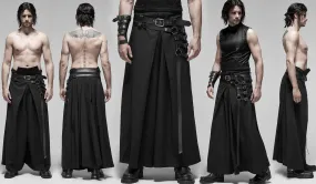 Shadow Samurai Trousers: Black Japanese Warrior Pants