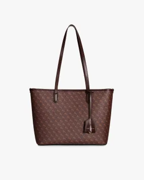 TOTE MONOGRAM PM - Chocolat