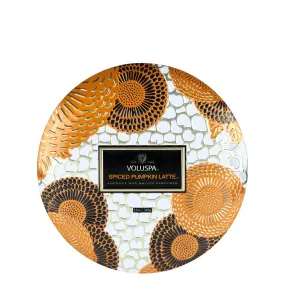 VOLUSPA | Spiced Pumpkin Latte 3-Wick Tin Candle