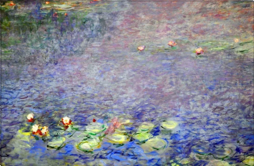 Water Lilies II | Claude Monet Masters Classic Art in Gallery Wrapped Canvas | Various Sizes