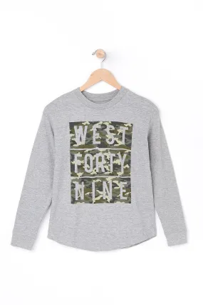 West 49 Youth Camo FL 'Sk8 Everyday' Tee